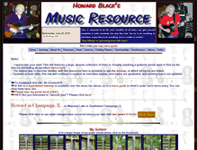 Tablet Screenshot of howardblackmusic.com